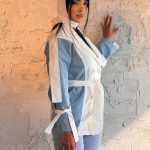 ترنج کت زارا ترکیبی دورنگ کد۲۷۲