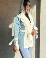 ترنج کت زارا ترکیبی دورنگ کد۲۷۲ - تصویر 4