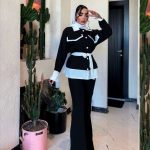 کت تک سفید مشکی