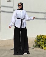 ست شومیز و شلوار و کمربند