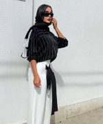شومیز راه راه - تصویر 2