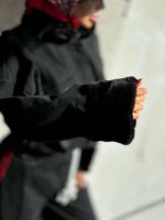 کت جین آستین خز - تصویر 2